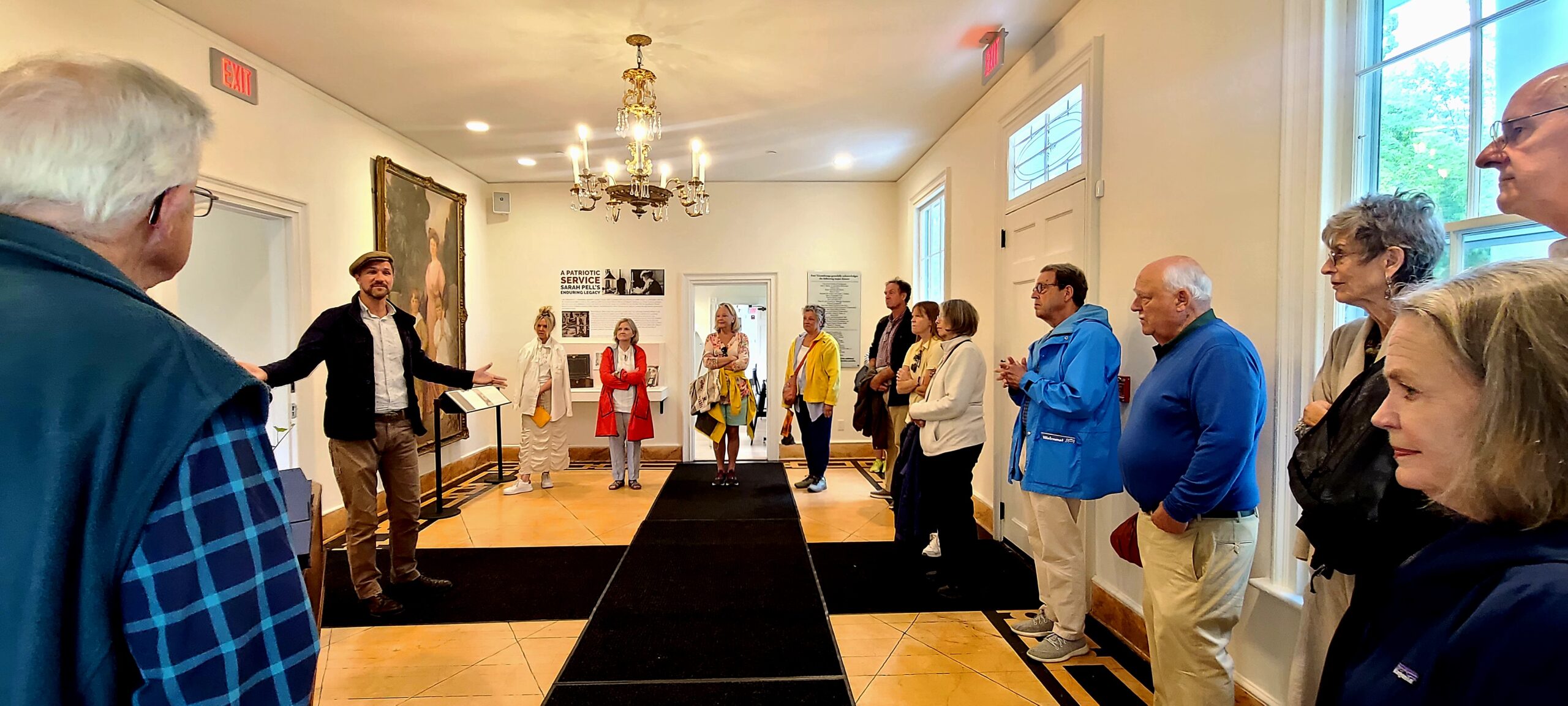 Tour taking place in Pavilion at Fort Ticonderoga